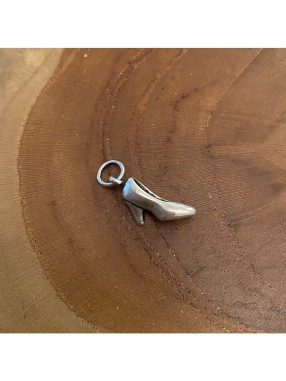 RETIRED James Avery High Heel Charm, Sterling Silver